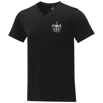 T-shirt Somoto da uomo a manica corta con collo a V