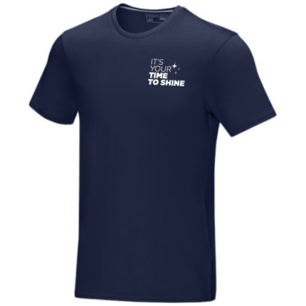 T-shirt Azurite a manica corta da uomo in tessuto organico