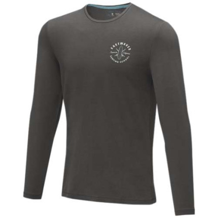 T-shirt Ponoka in tessuto organico a manica lunga da uomo