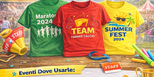 Idee per magliette personalizzate per eventi